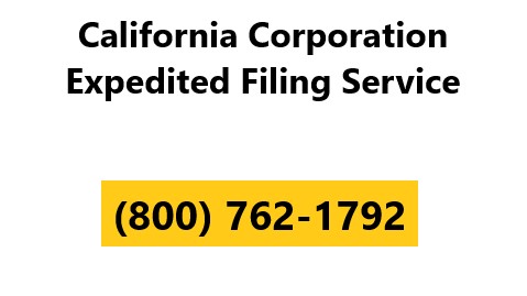 California Corporation Expedited Filing Service