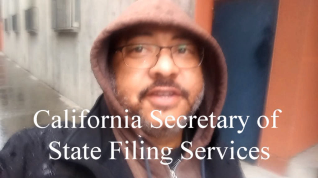 california secretary of state filing services